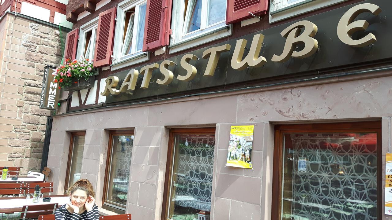 Hotel-Restaurant Ratsstube Calw Exteriör bild